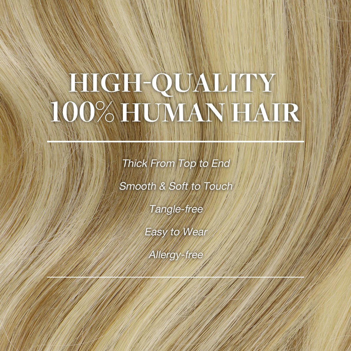 GOO GOO Clip in Hair Extensions styled in hair