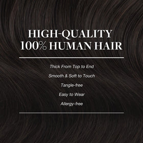GOO GOO Clip in Hair Extensions styled in hair