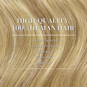 GOO GOO Clip in Hair Extensions styled in hair