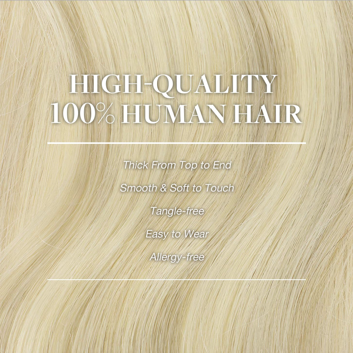 GOO GOO Clip in Hair Extensions styled on a mannequin