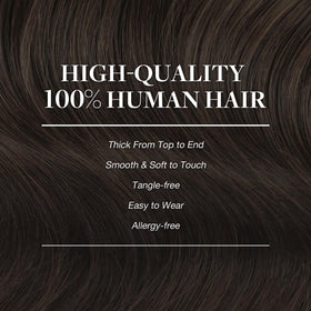 GOO GOO Clip in Hair Extensions styled on mannequin