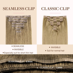 GOO GOO Clip in Hair Extensions styled on mannequin