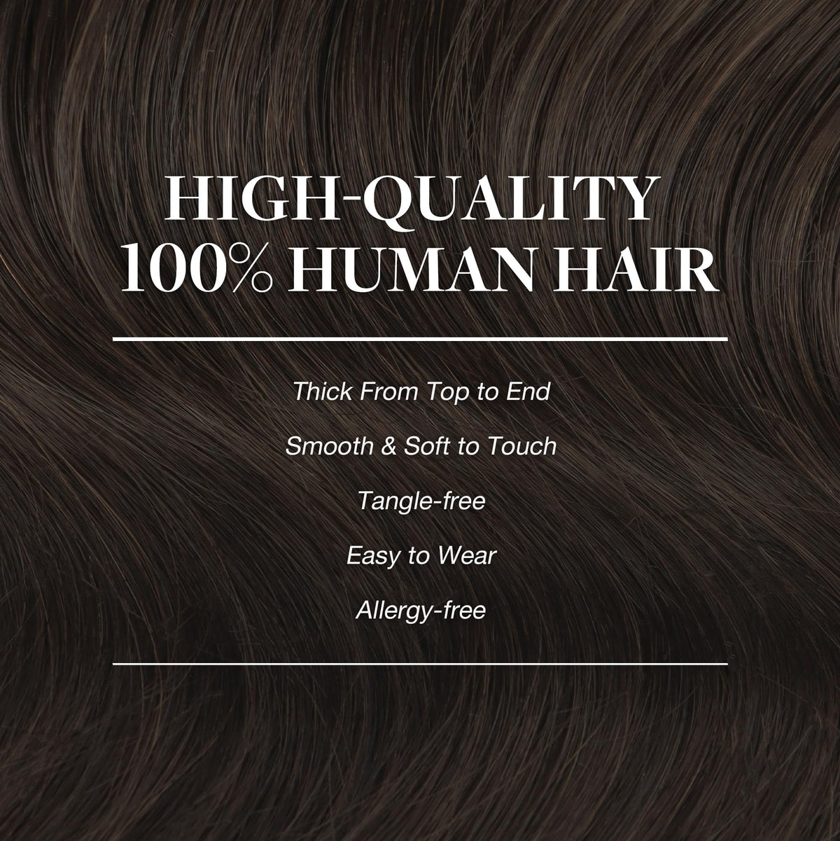 GOO GOO Clip in Hair Extensions styled on model