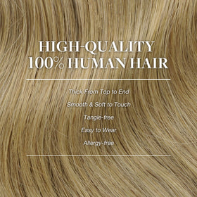 GOO GOO Clip in Hair Extensions styled on model