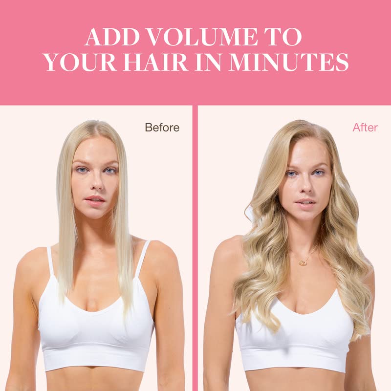 GOO GOO Clip in Hair Extensions styled on model