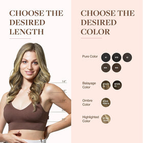 GOO GOO Clip in Hair Extensions styled with curling iron