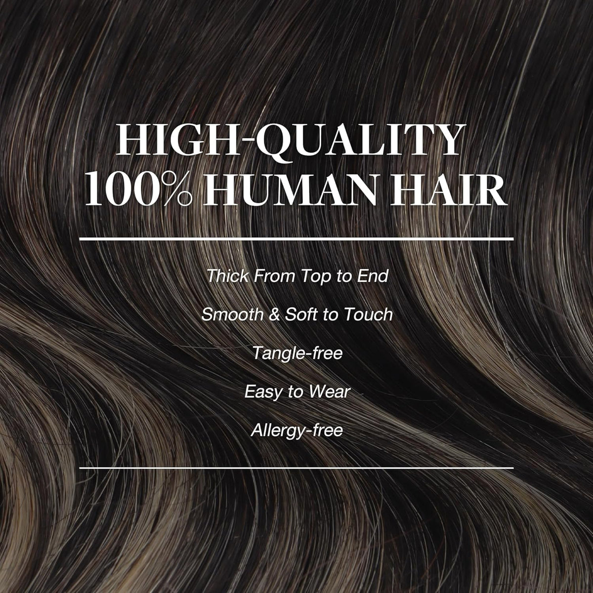 GOO GOO Clip in Hair Extensions styled with curls