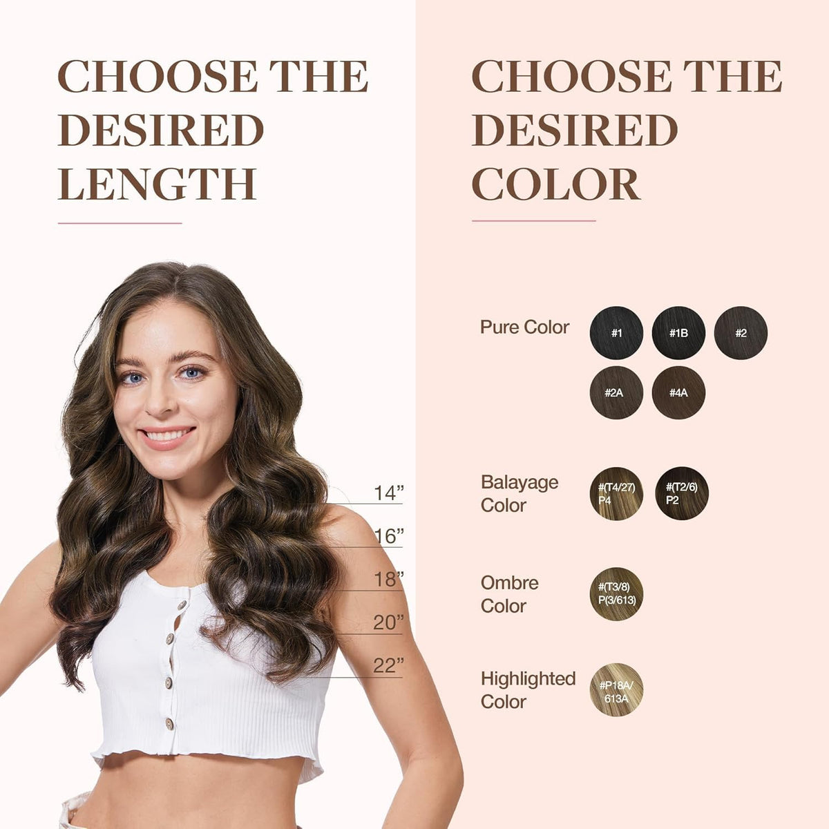 GOO GOO Clip in Hair Extensions with care instructions