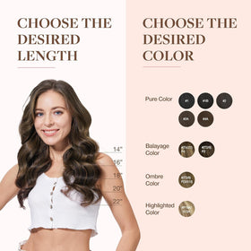 GOO GOO Clip in Hair Extensions with care instructions