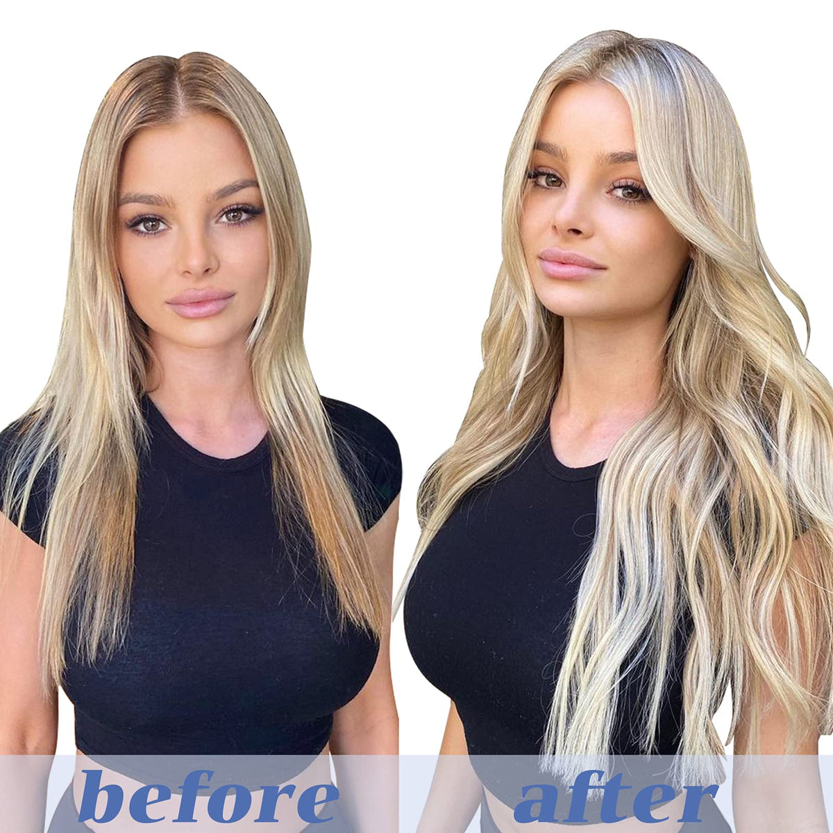 GOO GOO Clip in Hair Extensions with extra clips