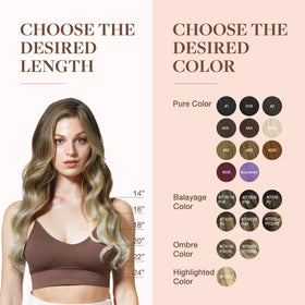 GOO GOO Clip in Hair Extensions with extra clips included