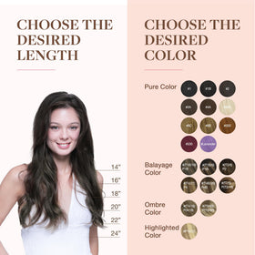 GOO GOO Clip in Hair Extensions with extra clips included