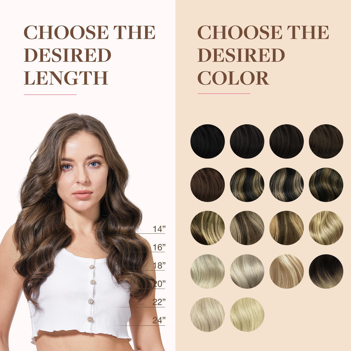 GOO GOO Clip in Hair Extensions with packaging