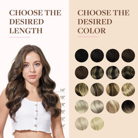 GOO GOO Clip in Hair Extensions with packaging
