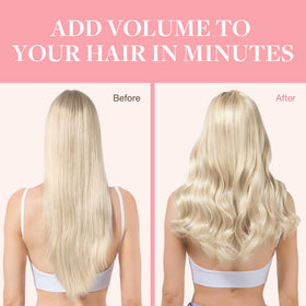GOO GOO Clip in Hair Extensions with styling tools