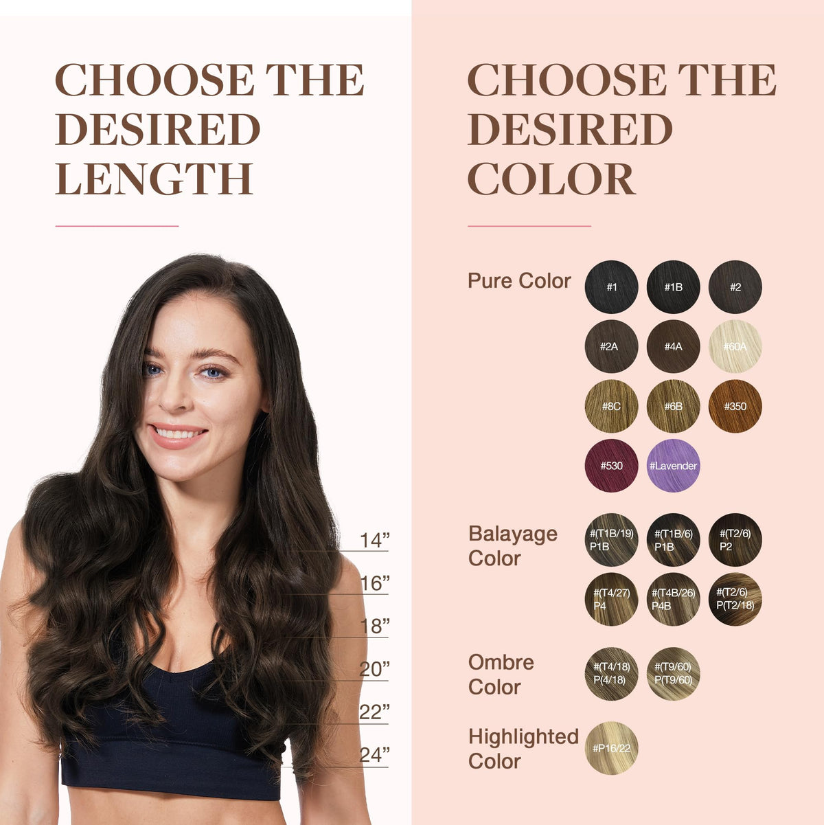GOO GOO Clip in Hair Extensions with styling tools