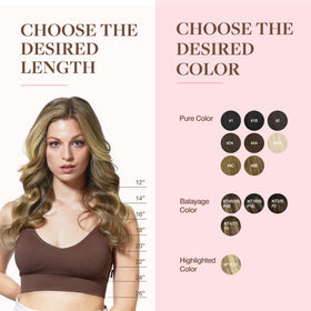 GOO GOO Clip in Hair Extensions with styling tools