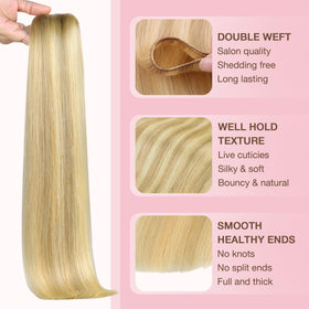 GOO GOO extensions showcasing double weft design