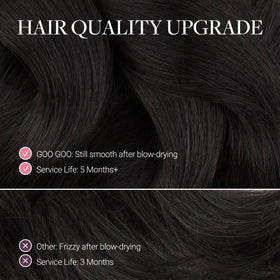 GOO GOO Genius Hair Extensions side view