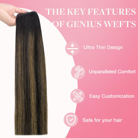 GOO GOO Genius Weft Hair Extensions application method