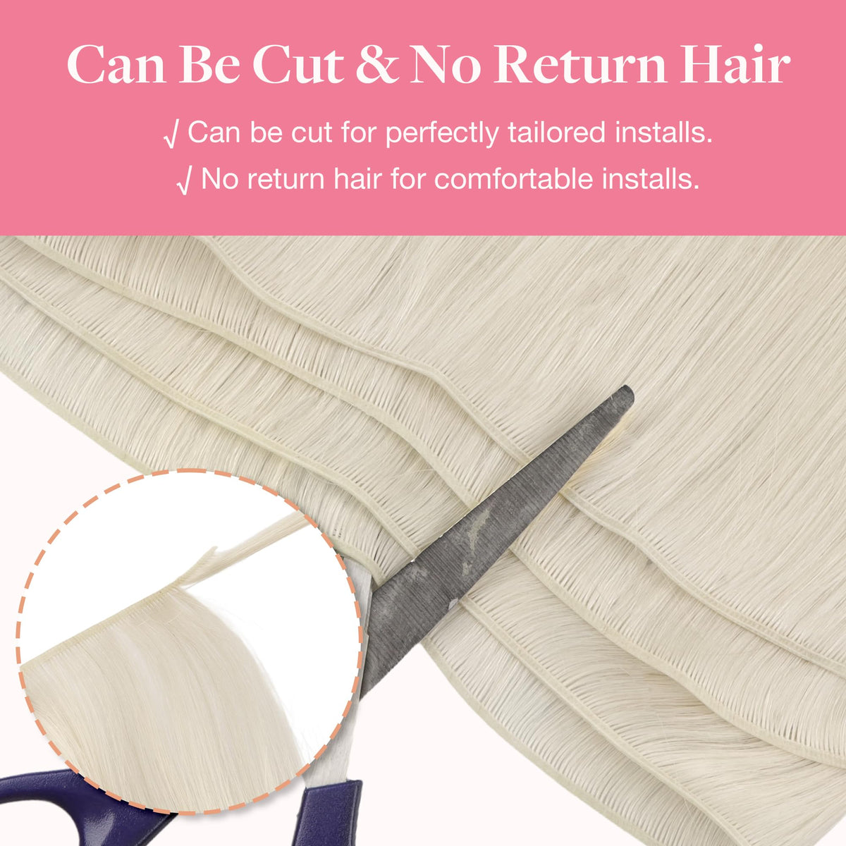 GOO GOO Genius Weft Hair Extensions care instructions