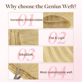 GOO GOO Genius Weft Hair Extensions close-up of texture