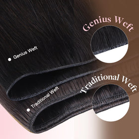 GOO GOO Genius Weft Hair Extensions close-up of weft