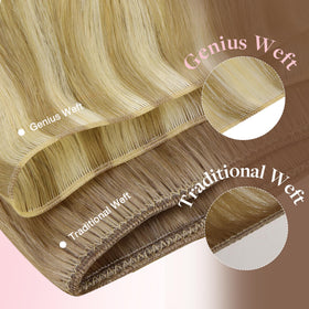 GOO GOO Genius Weft Hair Extensions close-up of weft