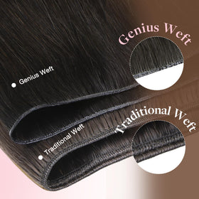 GOO GOO Genius Weft Hair Extensions displayed in packaging