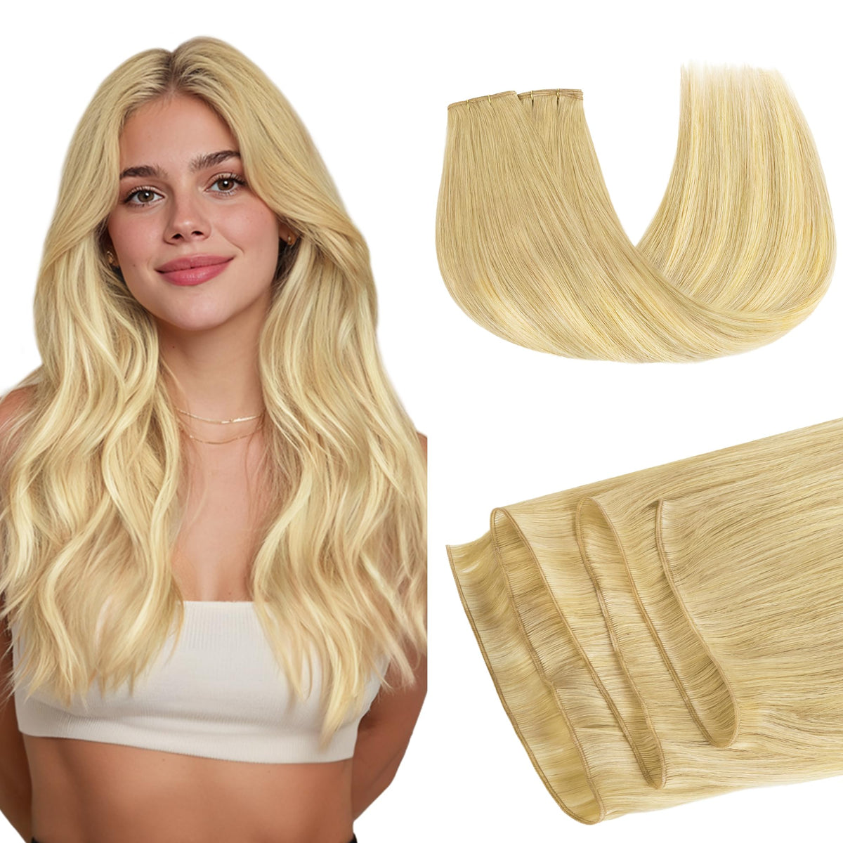 GOO GOO Genius Weft Hair Extensions front view, 160g