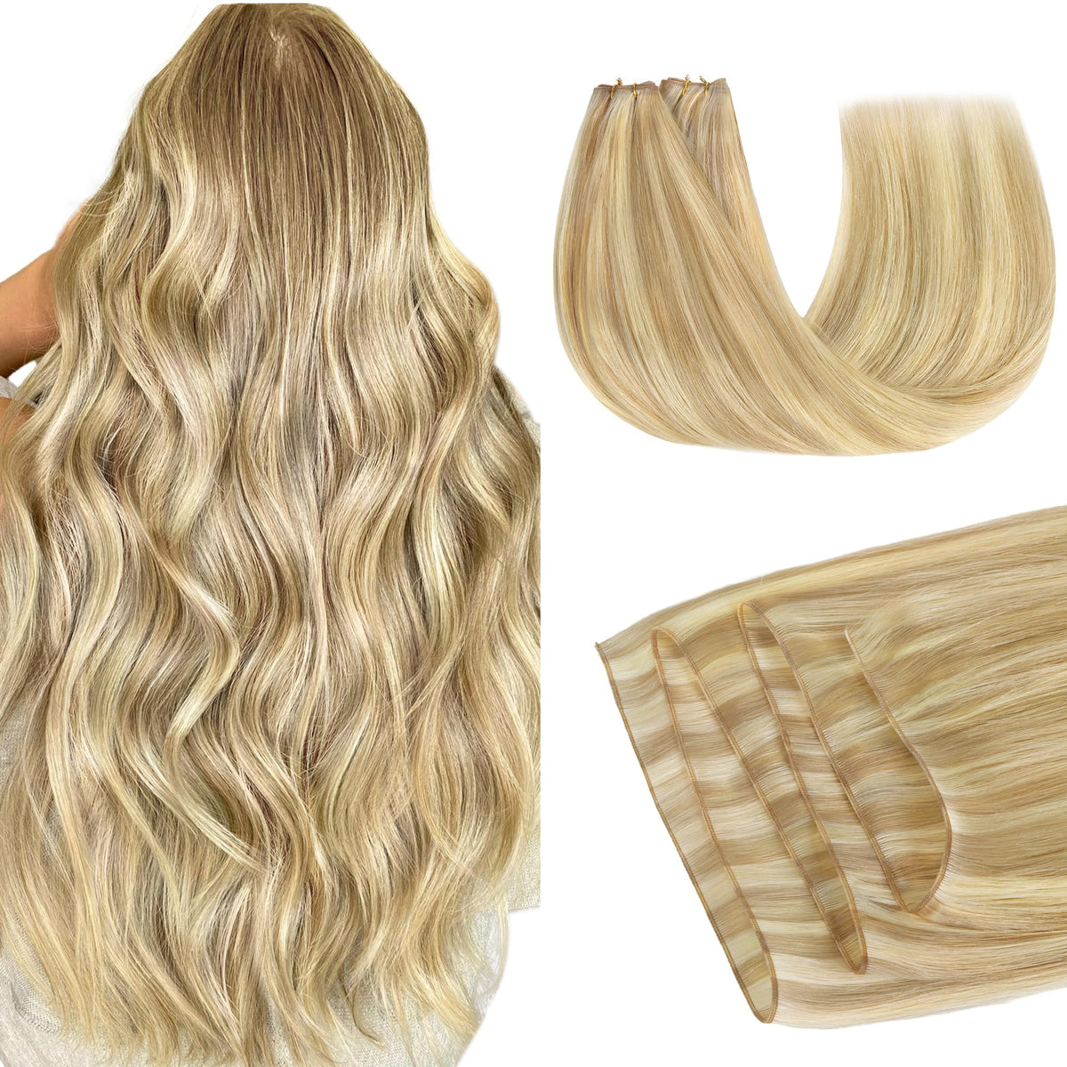 GOO GOO Genius Weft Hair Extensions front view, 160g