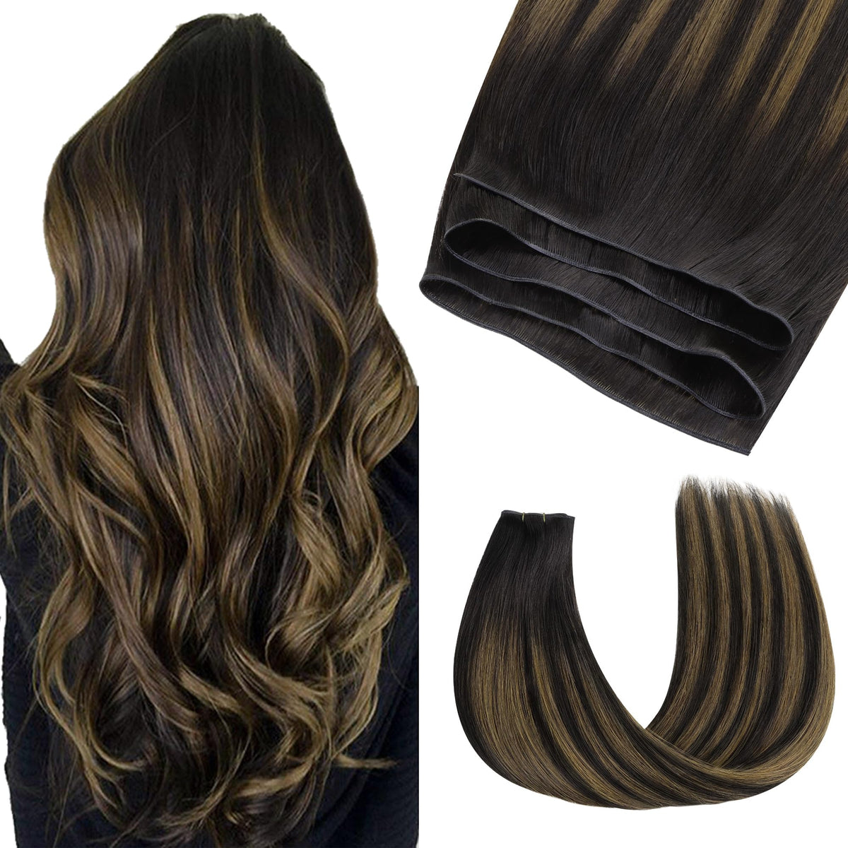 GOO GOO Genius Weft Hair Extensions front view