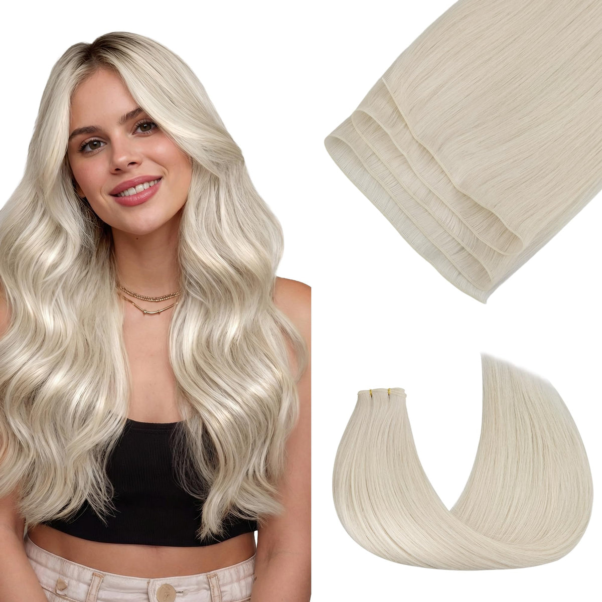 GOO GOO Genius Weft Hair Extensions front view