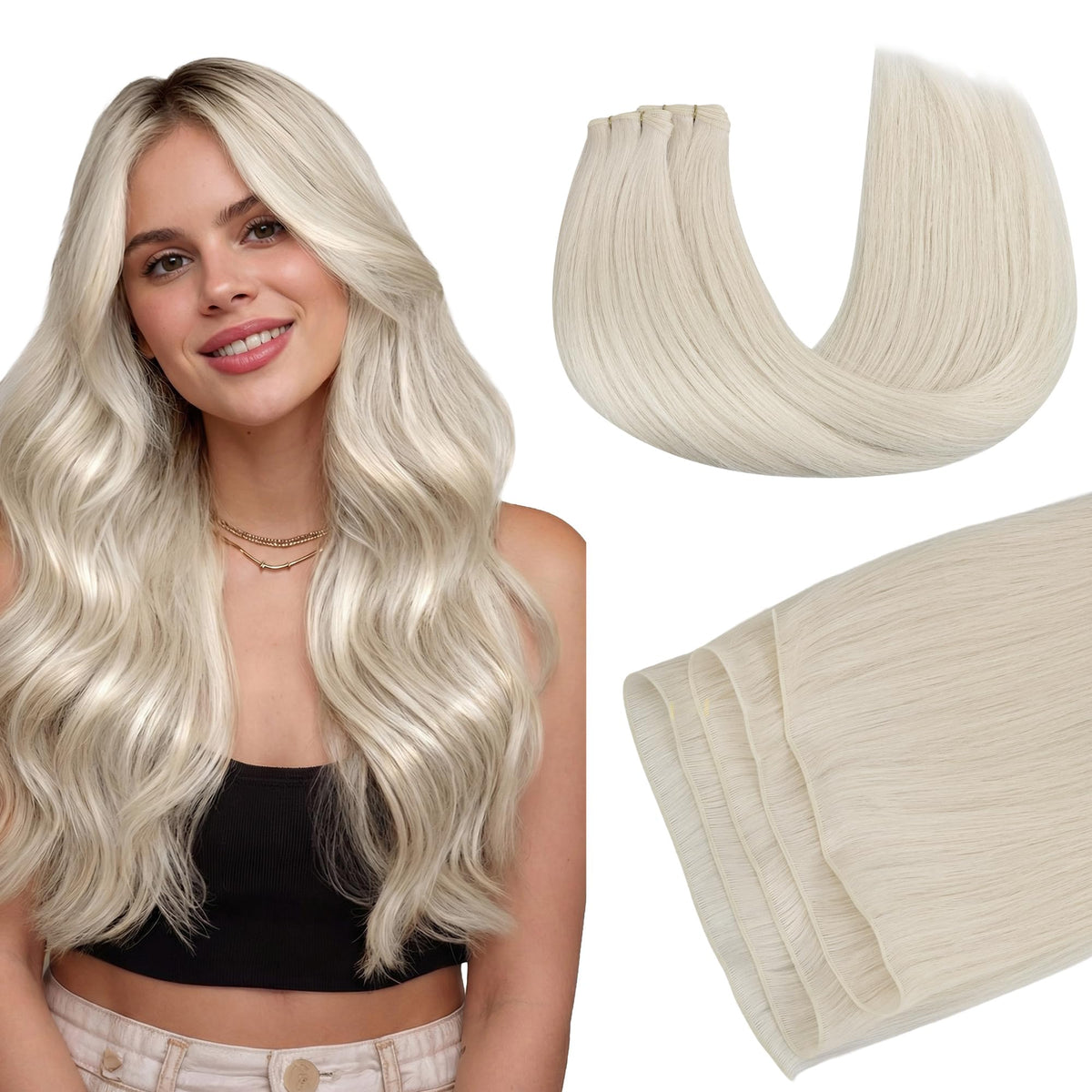 GOO GOO Genius Weft Hair Extensions front view