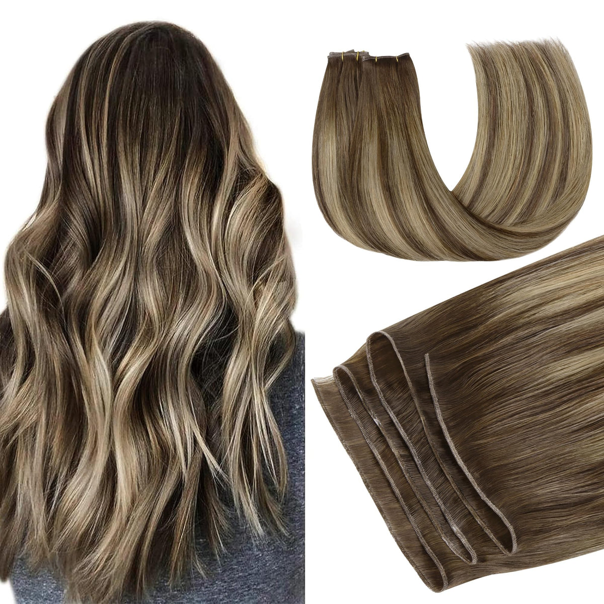 GOO GOO Genius Weft Hair Extensions front view