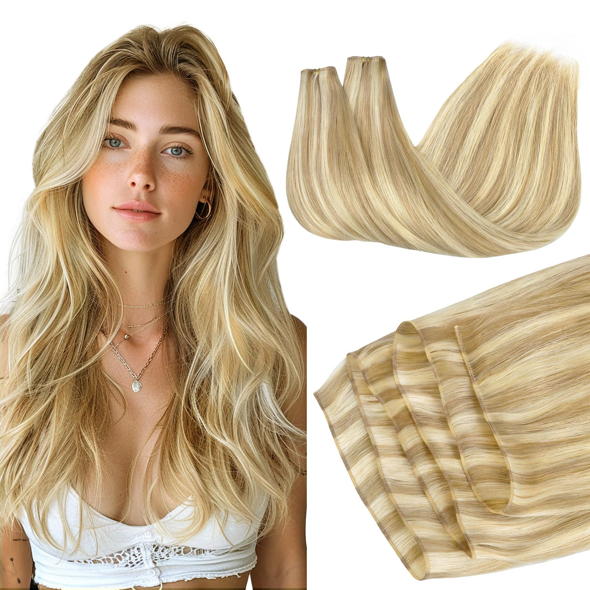 GOO GOO Genius Weft Hair Extensions front view in packaging
