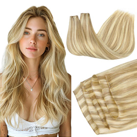 GOO GOO Genius Weft Hair Extensions front view in packaging