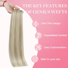 GOO GOO Genius Weft Hair Extensions in different lengths