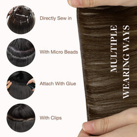 GOO GOO Genius Weft Hair Extensions in packaging