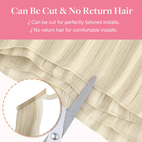 GOO GOO Genius Weft Hair Extensions in various lengths