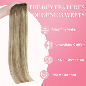 GOO GOO Genius Weft Hair Extensions length comparison