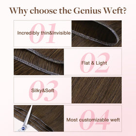 GOO GOO Genius Weft Hair Extensions length options