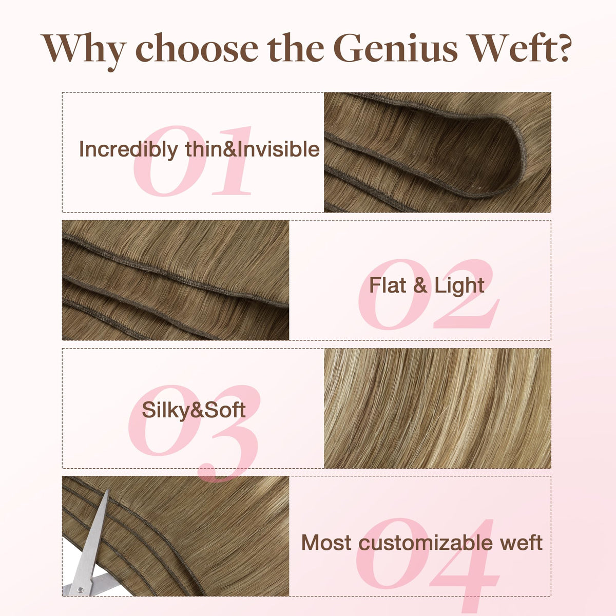 GOO GOO Genius Weft Hair Extensions lifestyle use