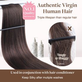 GOO GOO Genius Weft Hair Extensions packaging