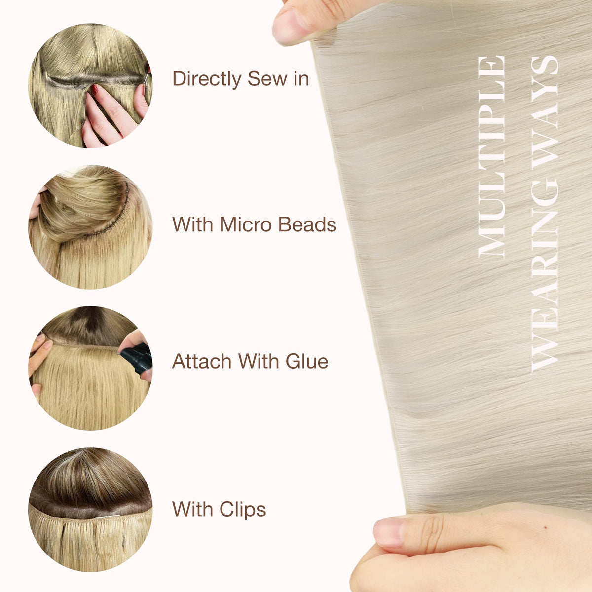 GOO GOO Genius Weft Hair Extensions packaging