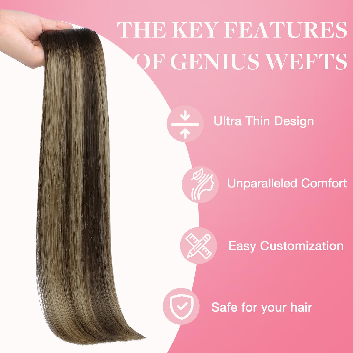 GOO GOO Genius Weft Hair Extensions packaging
