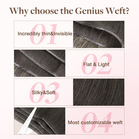 GOO GOO Genius Weft Hair Extensions packaging front view