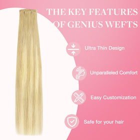 GOO GOO Genius Weft Hair Extensions showing length