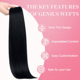 GOO GOO Genius Weft Hair Extensions showing natural volume