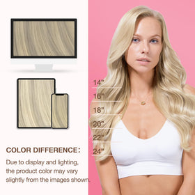 GOO GOO Genius Weft Hair Extensions showing soft texture